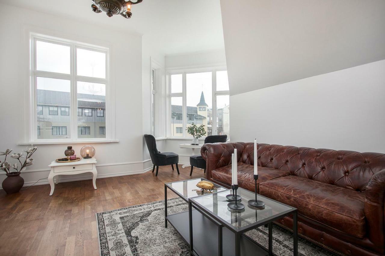 Pangsapuri 120 m² dengan 2 bilik tidur dan 2 bilik mandi peribadi di Pusat Bandar Reykjavik Luaran gambar